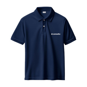 Camisa Polo Azul Unissex - dr.consulta