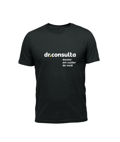 Camiseta Preta Unissex - dr.consulta